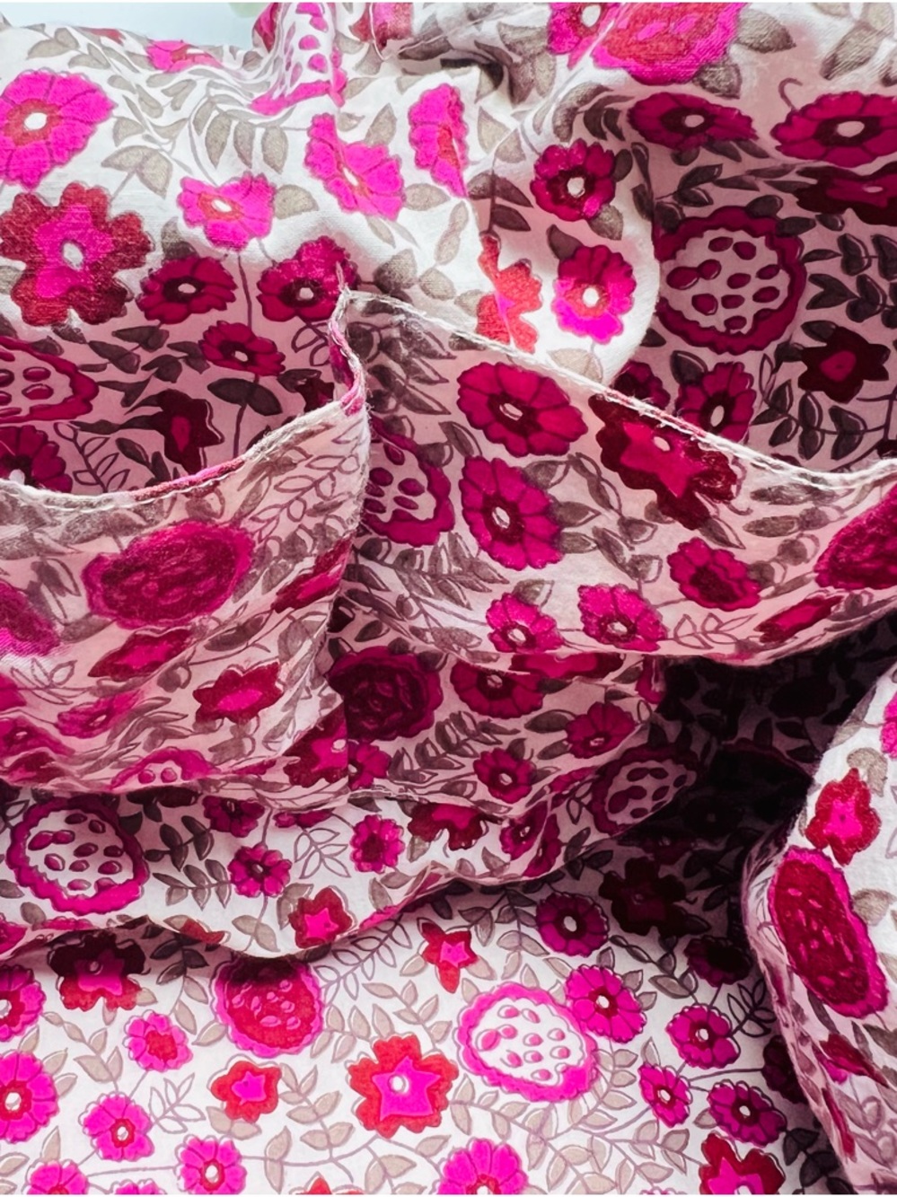 FUNKTION White Label Patchwork Ruffle Tote Bag Fl… - image 7